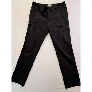 DKNY Pants Womens 6 Black Stretch Dress Trouser Ankle Slim Career Work Office